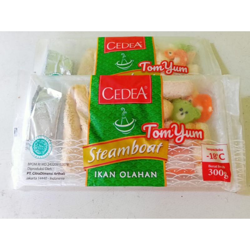 

Cedea Steamboat Tomyum ikan Olahan 300GR steamboat Tomyum instant frozen foods sudah termasuk bumbu Tomyum