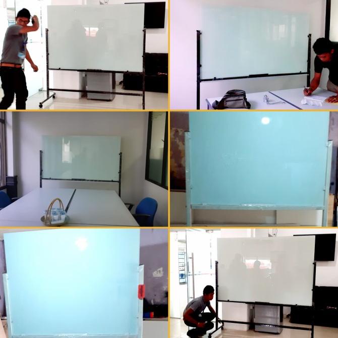

glass board magnetik standing 90 120 Cm