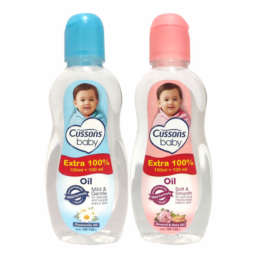Cussons | Baby Oil | Minyak Bayi 100ml + 100ml