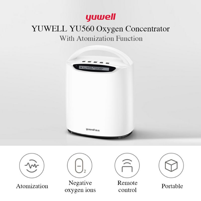 Yuwell YU560 Home Oxygen Concentrator Penghasil Oksigen