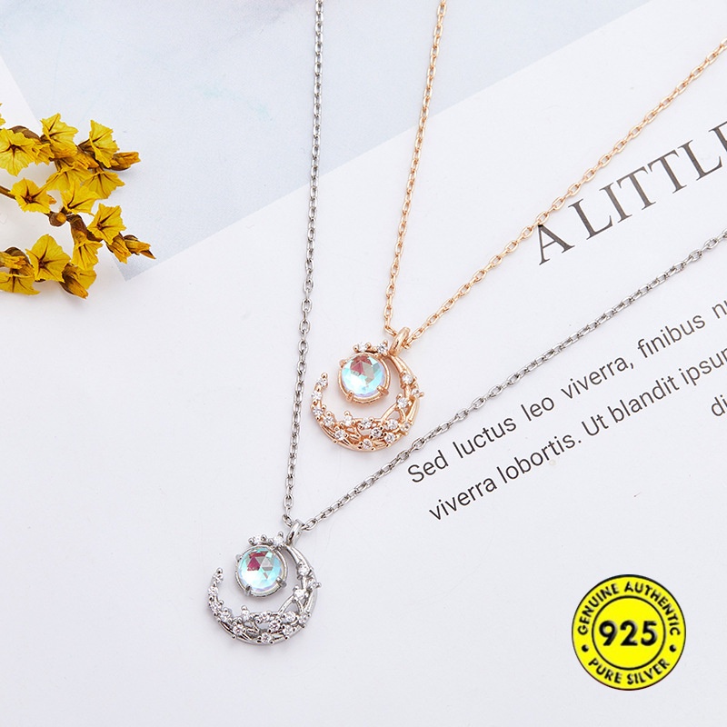 Kalung Bahan S925 Silver Untuk Wanita