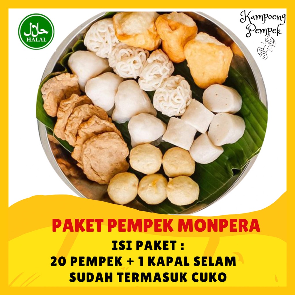 PEMPEK PALEMBANG ASLI PAKET MONPERA EMPEK EMPEK FROZEN