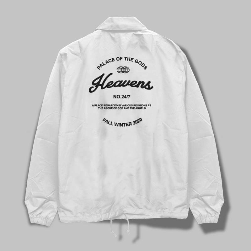 FAILOFFICIAL COACH JACKET - HEAVEN 01 WHITE