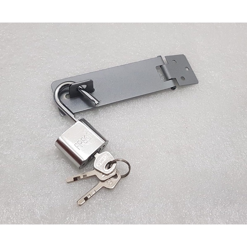 Paket gembok nekel 30mm + cantolan gembok 4inch