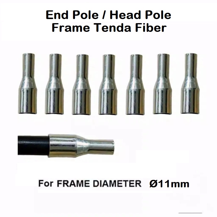 End Pole / Head Pole Frame Tenda Ø 11mm