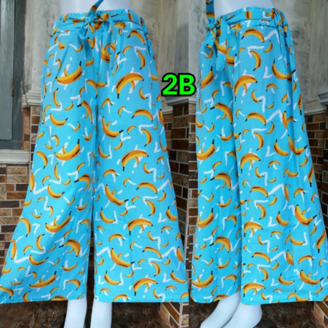 [KEKINIAN] kulot katun motif banana