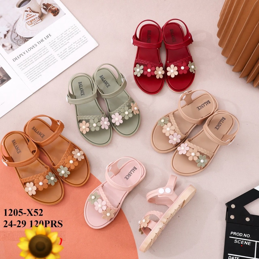 Sandal Karet Jelly Wedges Wanita import Model Terbaru Original Kekinian by AGUNG STYLE Balance 1205-X52