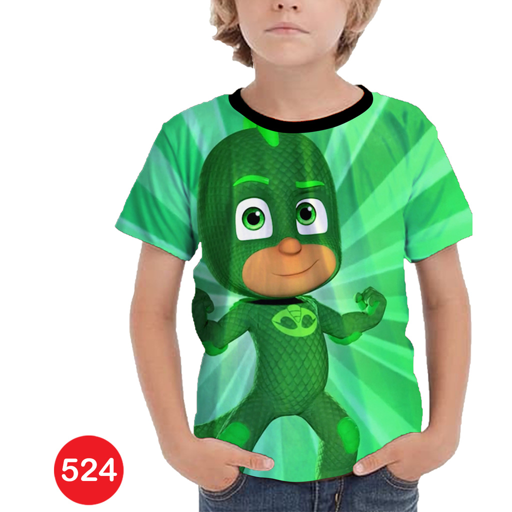 Baju Kaos PJ Masks CatBoy Baju 3D Serial Kartun TV Anak #COWO-524