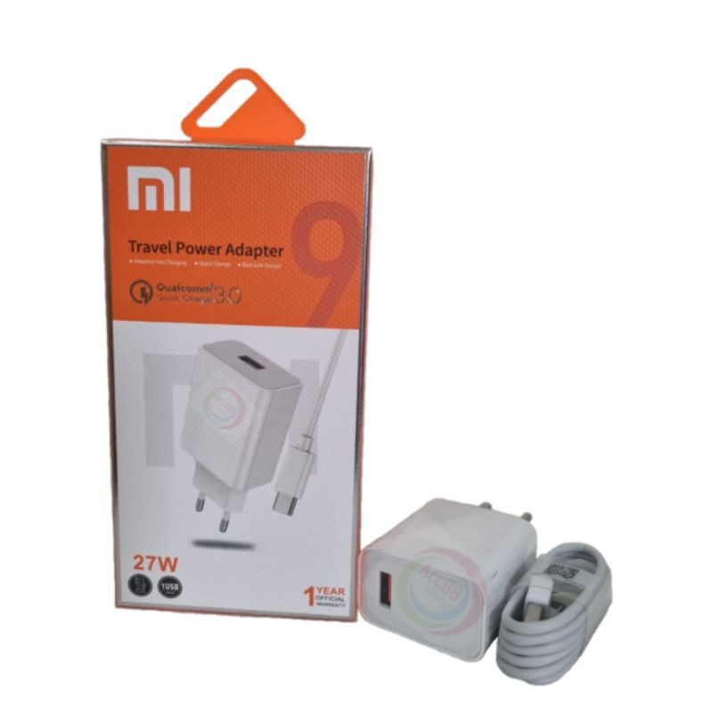 Charger Xiaomi Travel Power Adapter Qualcomm Quick Charger 3.0