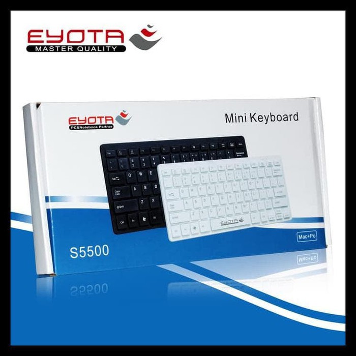 Keyboard mini eyota office wired usb membrane tkl S5500 S-5500