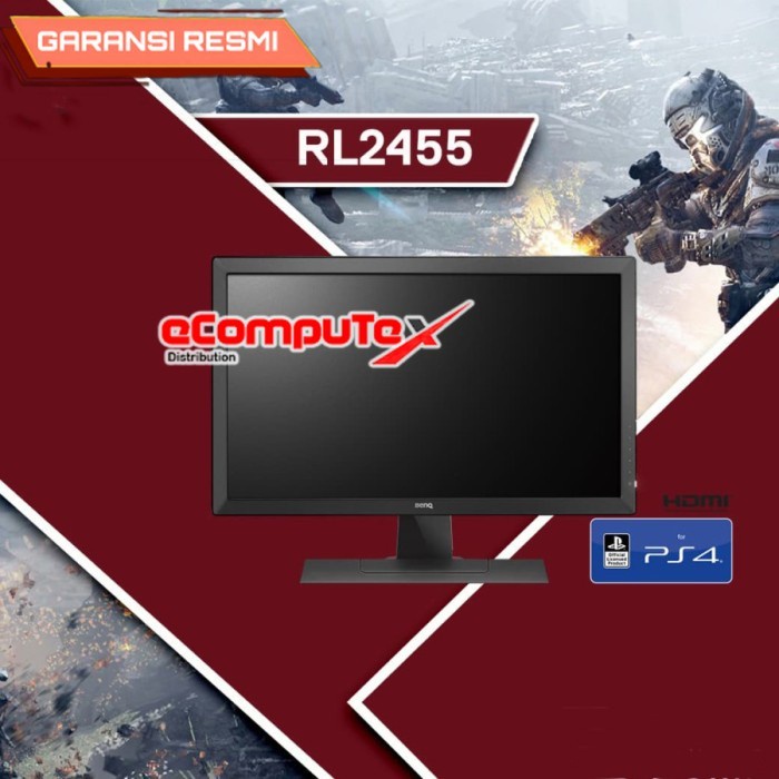 MONITOR GAMING LED BENQ RL2455 24 INCH 1MS SENSE EYE 3 - GARANSI RESMI