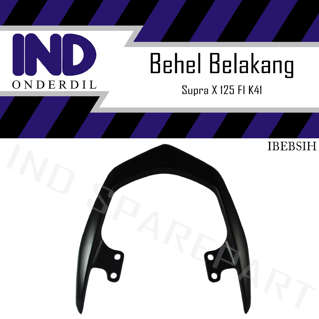 Behel-Begel-Pegangan-Handle Jok Belakang Hitam Supra X 125 FI New K41