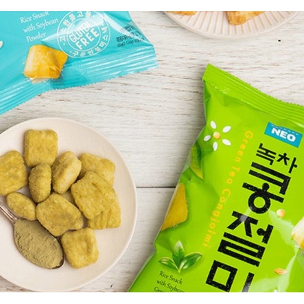 

Neo Congjolmi 60gr (Green Tea dan Original)/ Snack Cemilan Crackers Korea/Import