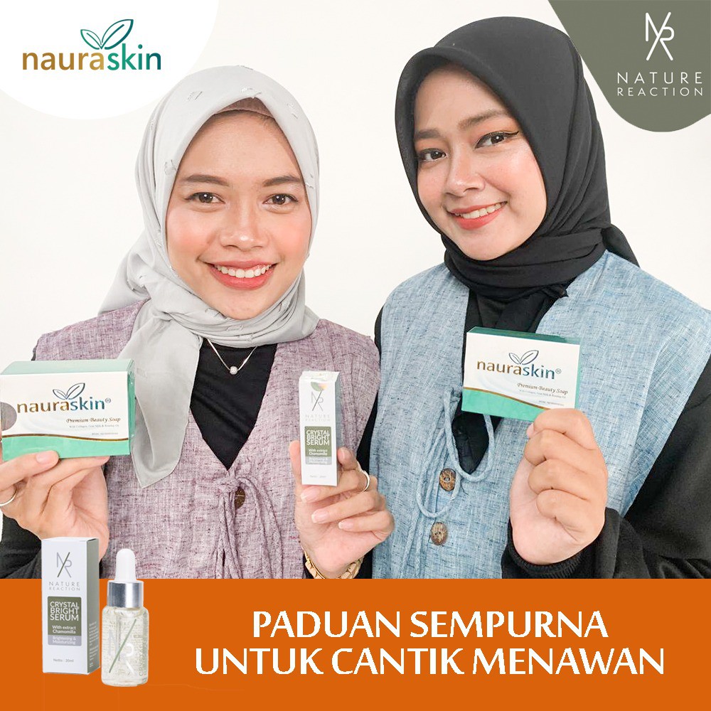 PROMO BELI 2 SABUN NAURASKIN GRATIS 1 SERUM NATURE REACTION