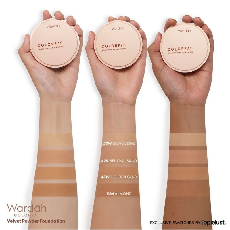 (REFILL) WARDAH Colorfit Velvet Powder Foundation - Bedak Padat Refill