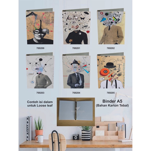 

Binder A5 / Binder Note A5 / Surealism / Set 2874