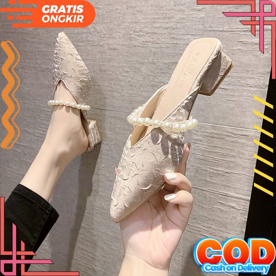 Sandal Hiils Wanita / Sandal Pesta Terbaru Calbi Sandal Heels Wanita Import Sendal Kondangan Wanita 