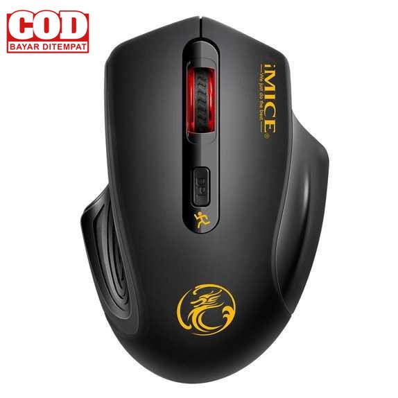 (BAYAR DITEMPAT) iMice Wireless Gaming Mouse 2000 DPI - Normal Version - E-1800