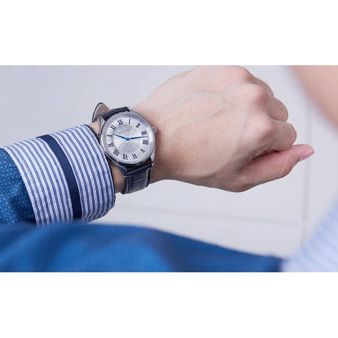 ALVIERI - Firenze Classic - Silver case 40mm White(AFE 111)