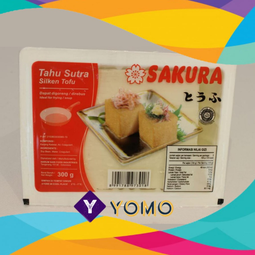 

Sakura Tahu Sutera Putih Kotak Jepang Original 300 gram/Silken Tofu