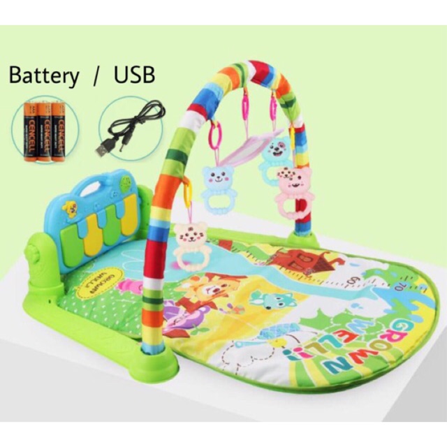 Baby Playmat Piano Music Kasur Mainan  Bayi  Shopee Indonesia