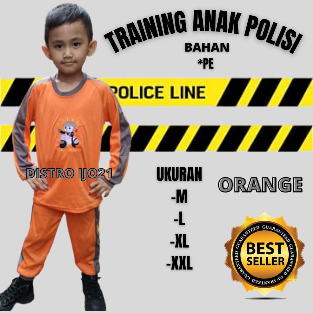 COD !! GROSIR KAOS ANAK POLISI STELAN KAOS ANAK POLISI TRAINING ANAK POLISI STELAN PIYAMA ANAK KAOS MURAH