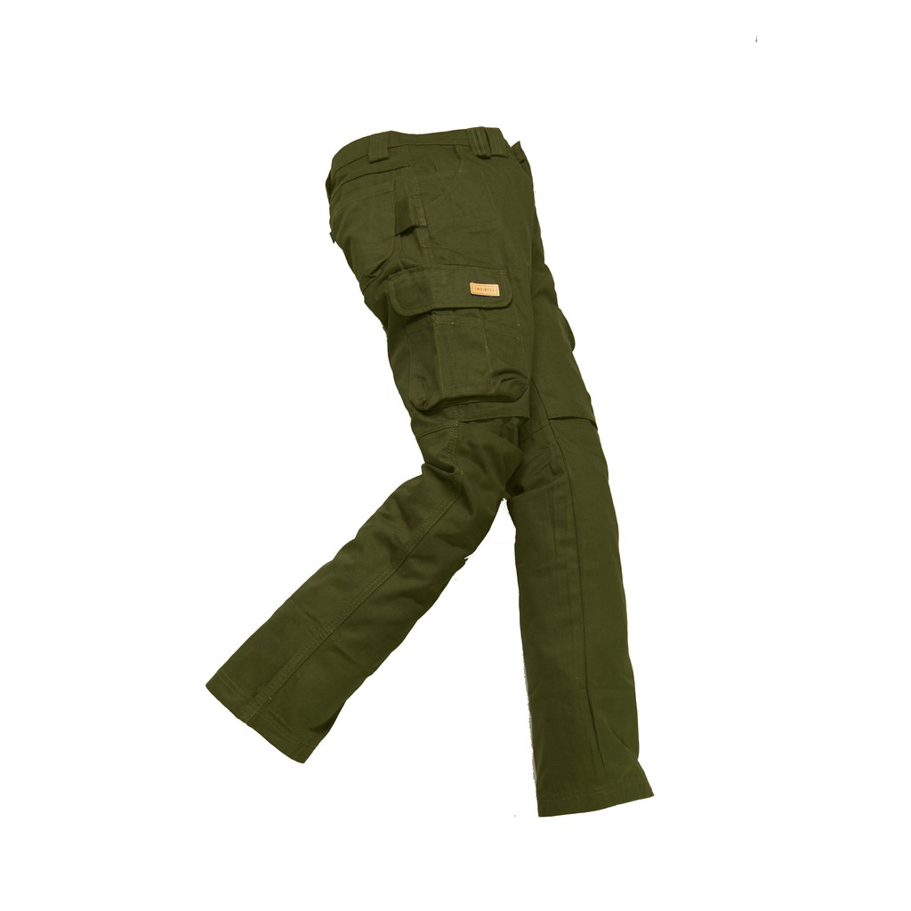 FLEXMINE OLIVE-Workpant, Celana Kargo / untuk membawa peralatan dan mobilitas yang tinggi