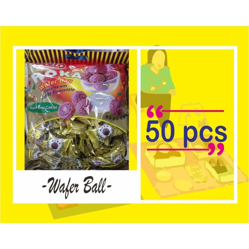 

Coklat Roka wafer ball
