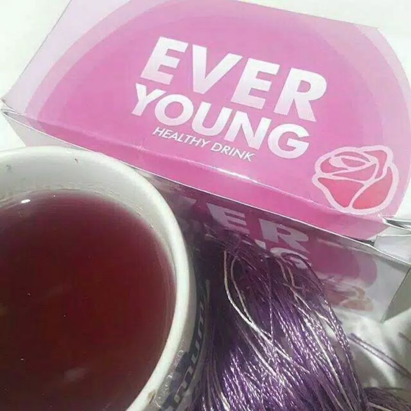 

EVERYOUNG Minuman Kolagen Collagen Drink Murah Enak Berkhasiat, 1 box isi 10 sachet