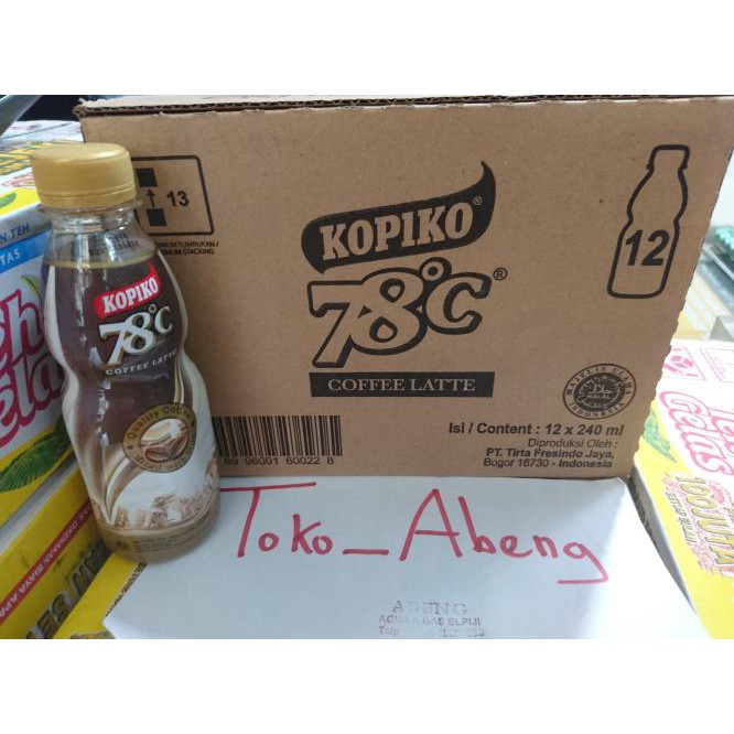 

Kopiko 78°c (1 dus isi 12 botol)