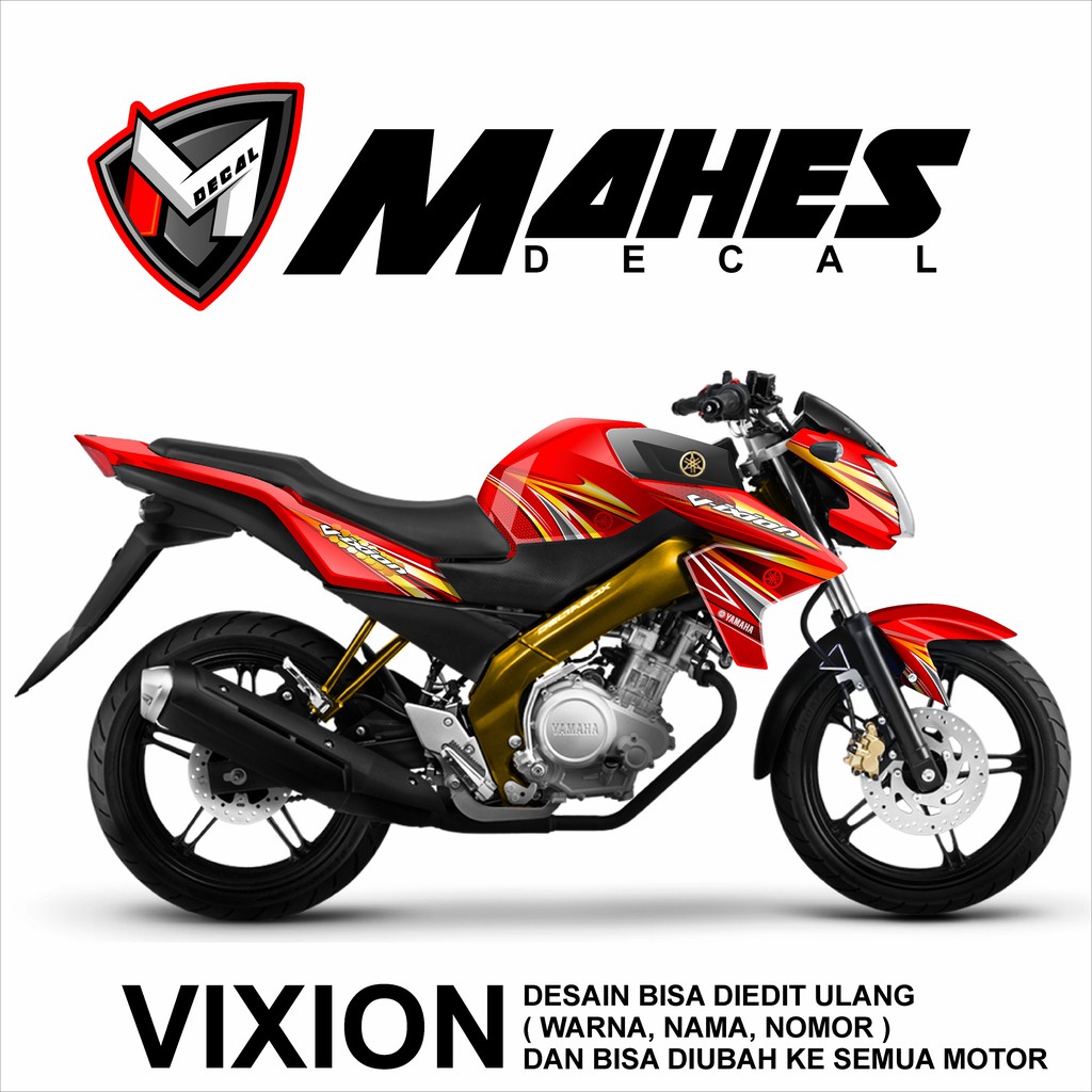 Paling Baru Desain Stiker Motor Vixion Keren Aneka Stiker Keren