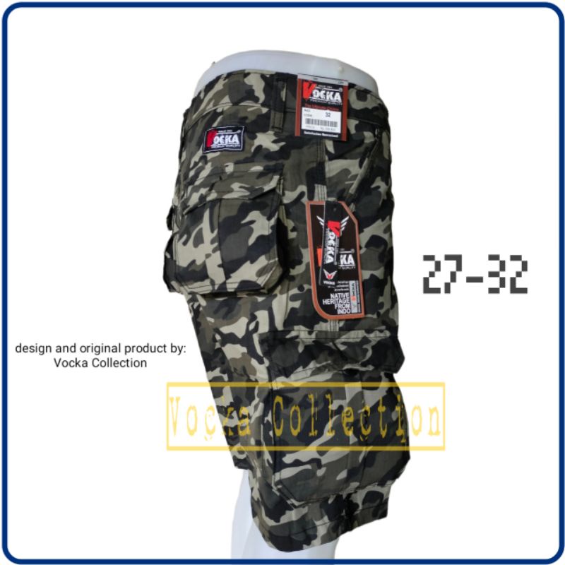 Celana Cargo Loreng Terbaru PDL Outdoor motif Terbaru Vocka