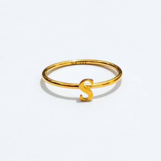 cincin huruf cincin korea joseanshop kadar 875 hadiah ultah
