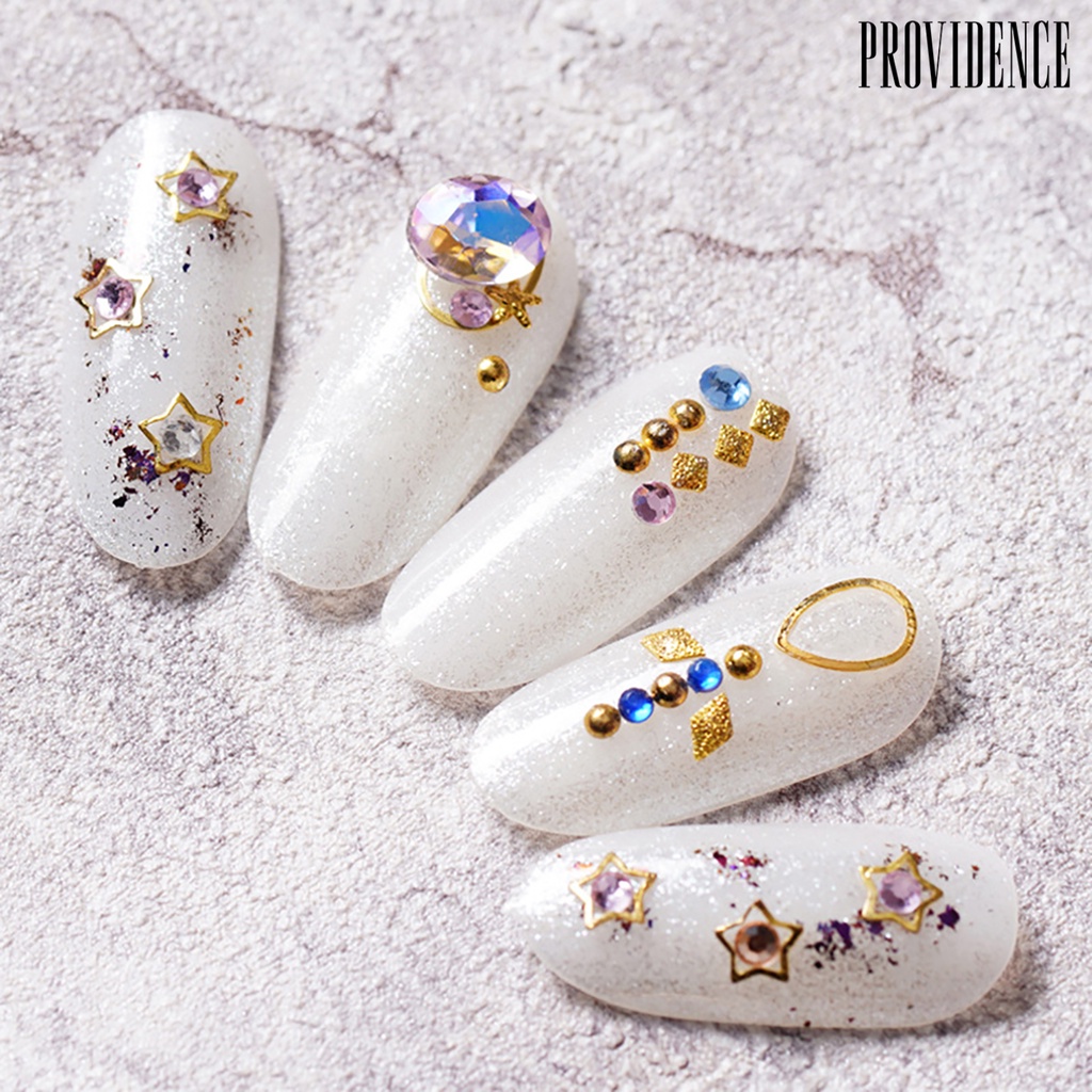 Providence Nail Art Rivet Glossy Eye-catching Metal Nail Art Rivets Manicure Decoration for Party