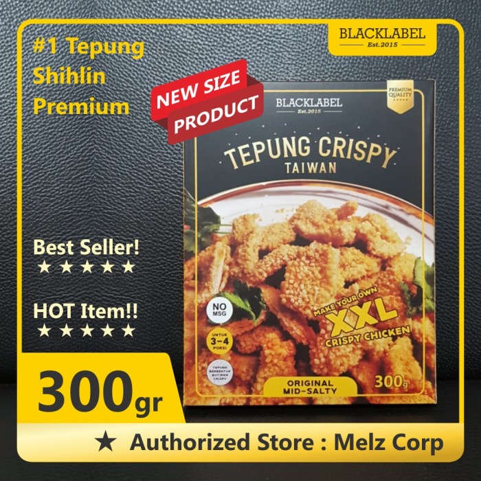 

MURAH Blacklabel 300gr Tepung Crispy Taiwan Shihlin