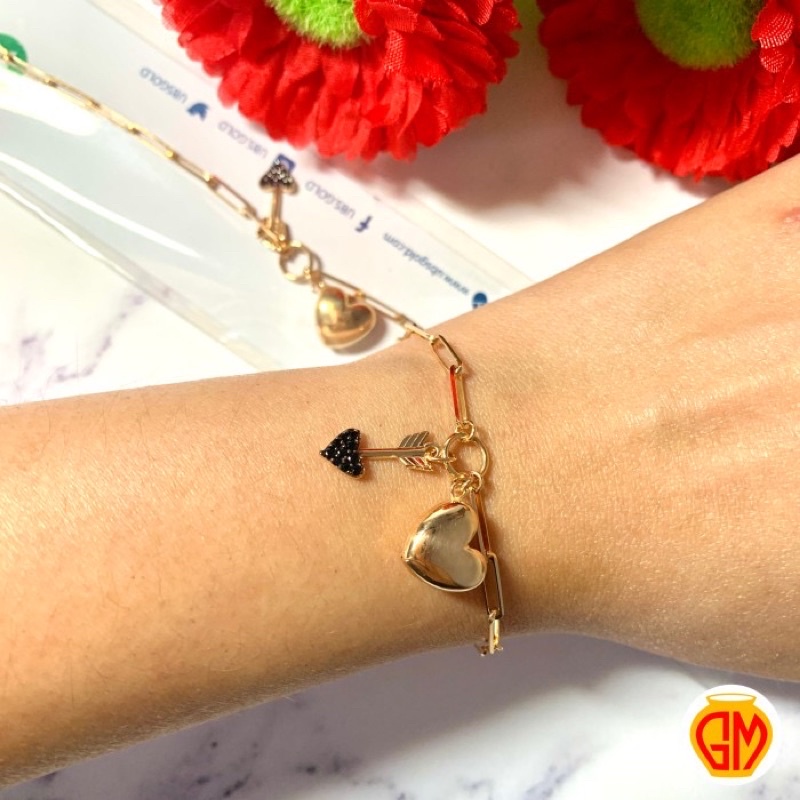 Gelang Rantai Paperlina Love 375 8K