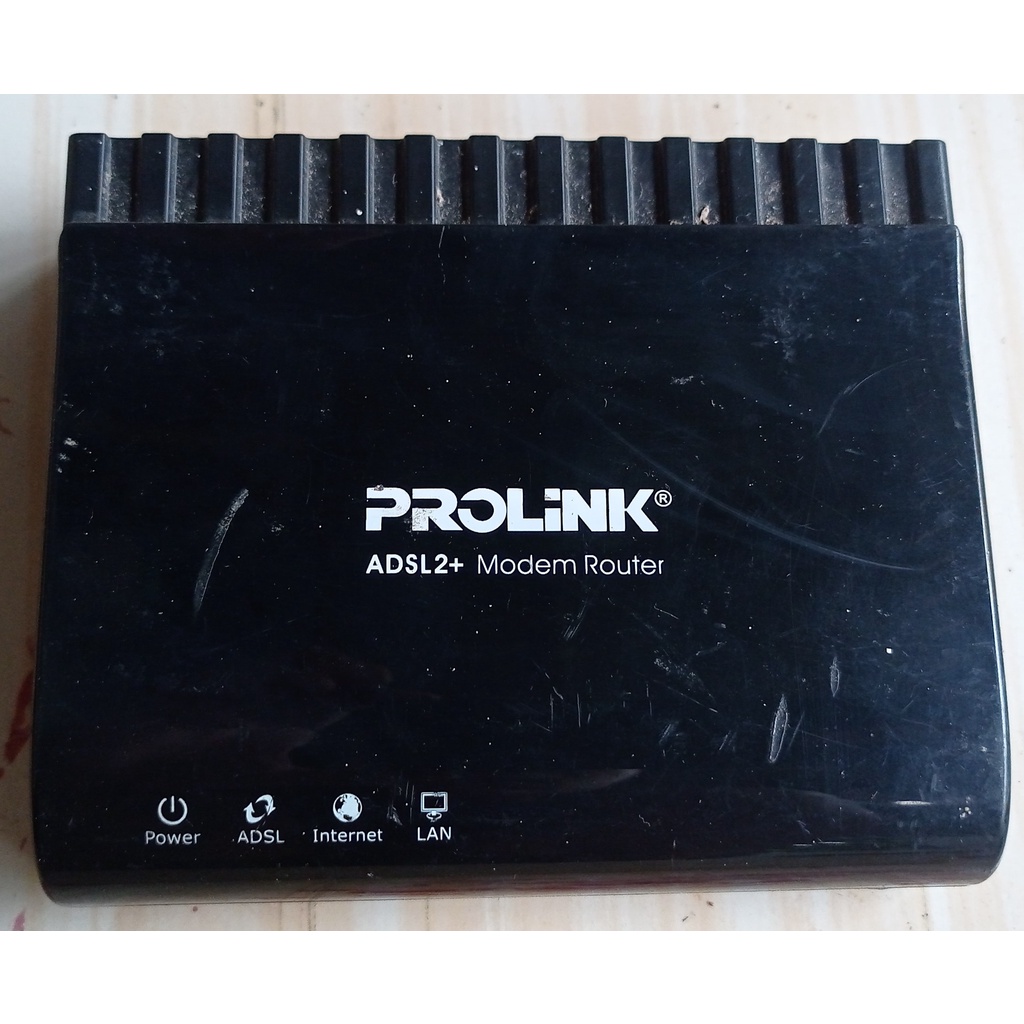 PROLINK ADSL+ MODEM ROUTER ORIGINAL (BEKAS PAKAI)