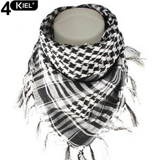  Scarf  Leher  Keffiyeh Taktis Gaya Militer Arab Bahan Katun 