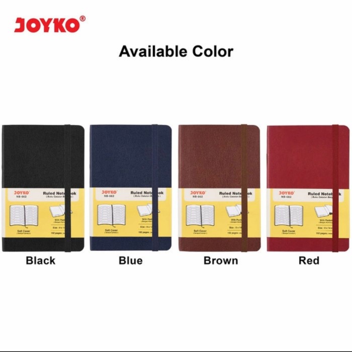 

Ruled Notebook Diary Agenda Buku Catatan Bergaris Joyko NB-662 192 hal