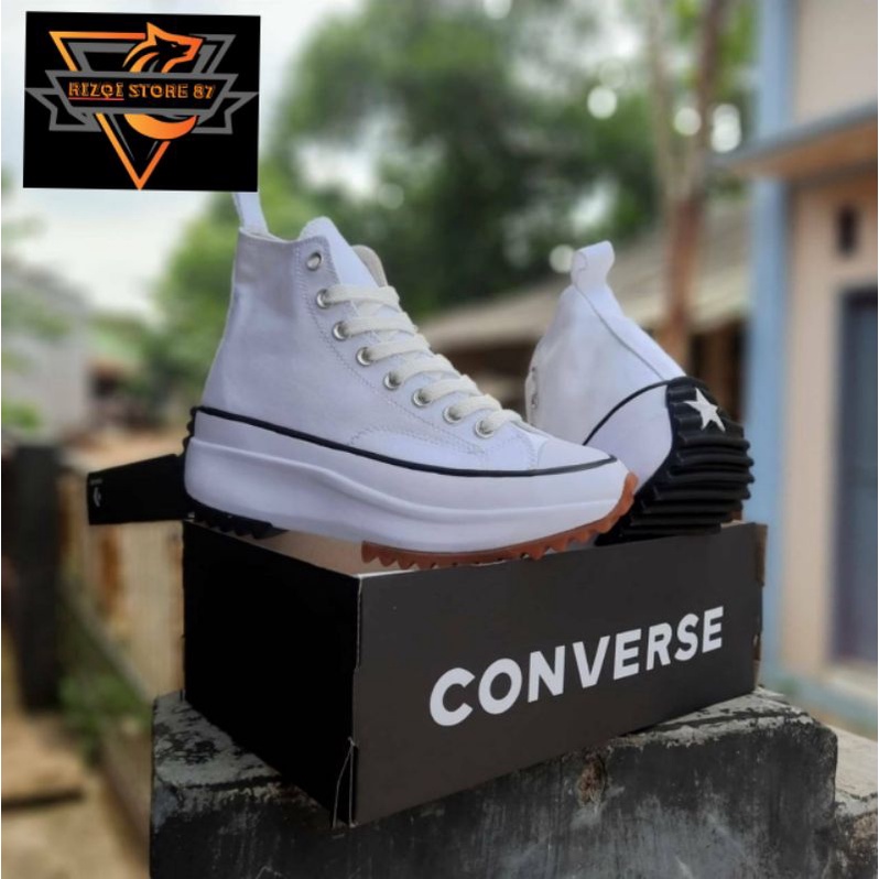 Converse High Run Star Hike Lugged White