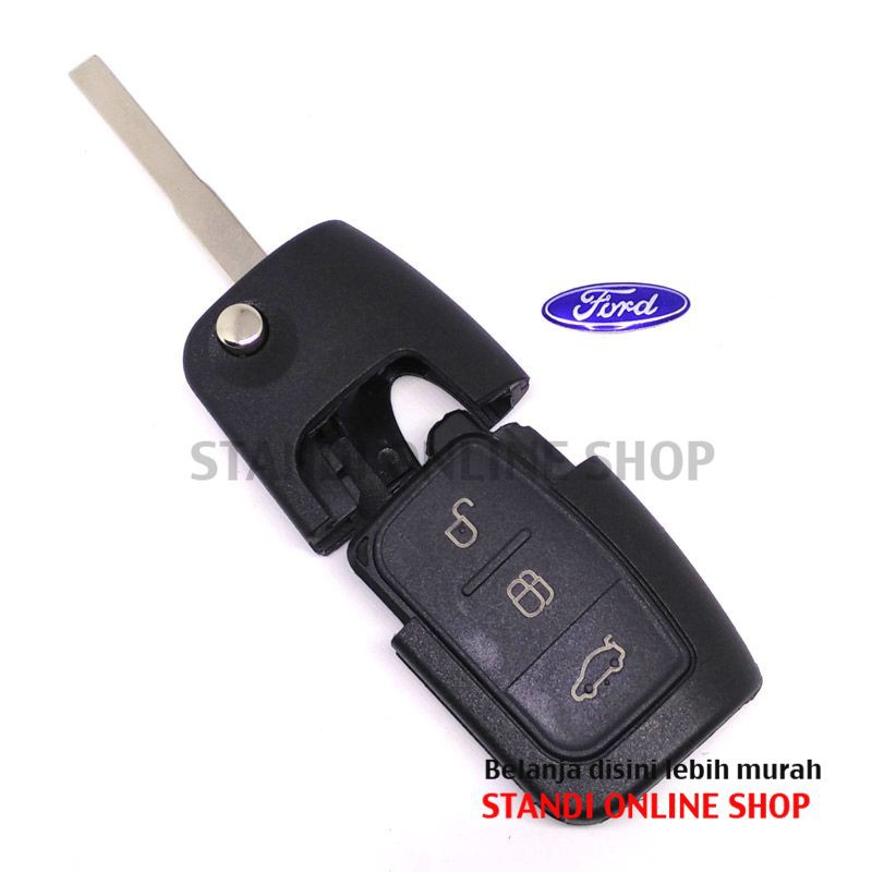 Remote Kunci Chip Transponder Remote PCB Mobil Ford Fiesta 433Mhz