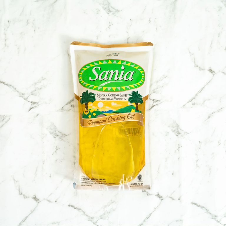 

Sania Minyak Goreng Pouch 1 liter