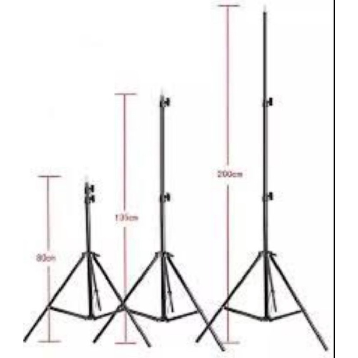 Tripod besi Tripod Hp Tripod Kamera Tinggi 2.1 Meter Plus Holder U