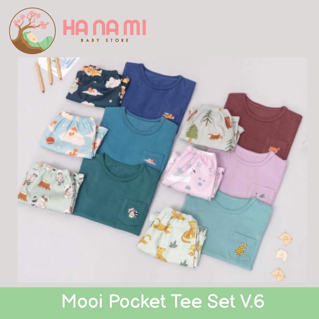 Mooi Pocket Tee Set V.6 ( Setelan baju anak )