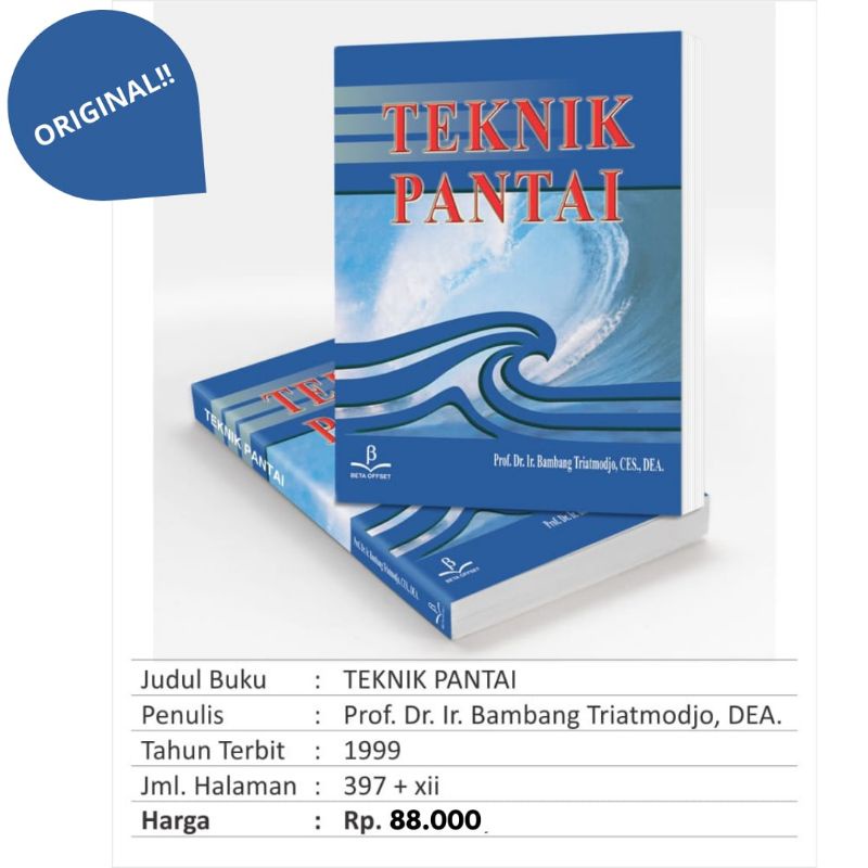 

BUKU TEKNIK SIPIL // TEKNIK PANTAI (ORIGINAL)