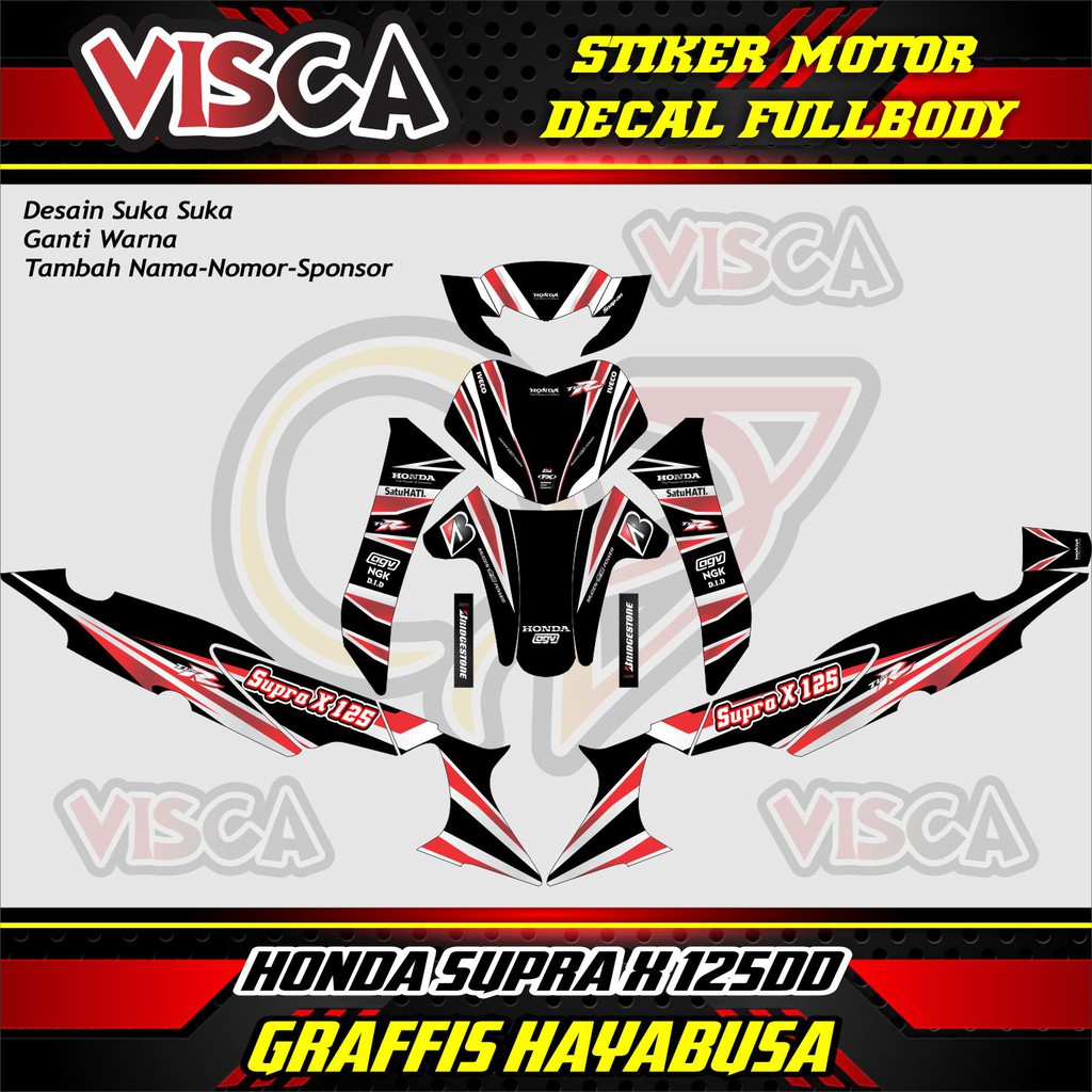 Decal Balap Supra 125 - Jual Produk Decal Stiker Supra X ...