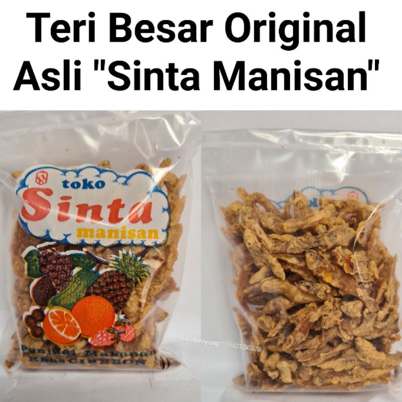 

Teri Besar Original Asli "Sinta Manisan" Berat - 100 Gram Khas Cirebon