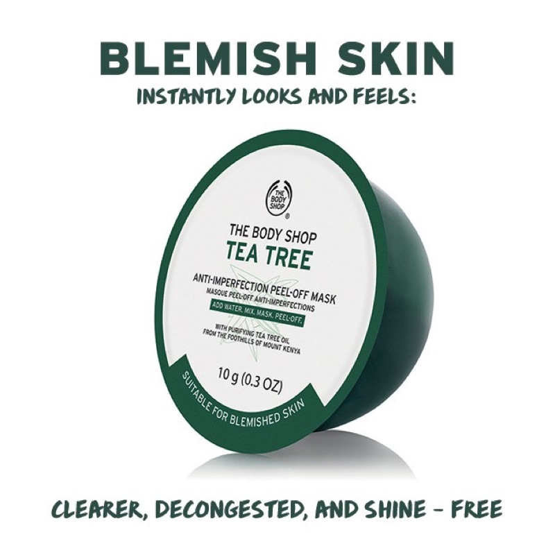 Sevins - the body shop tea tree peel off 10gr / masker peel off