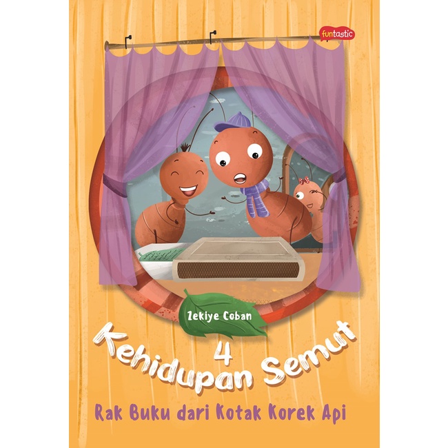 TokkoQ Kehidupan Semut : Rak Buku dari Kotak Korek Api