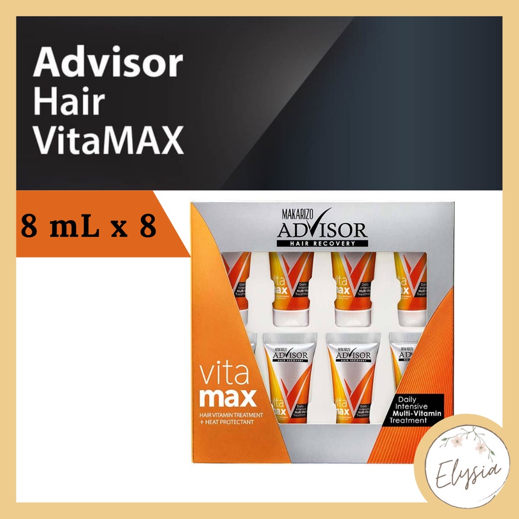 ✨ ELYSIA ✨ Makarizo Advisor Hair Recovery Vitamax 8ml /50ml - Vitamin Rambut / Serum Rambut / Hair Vitamin